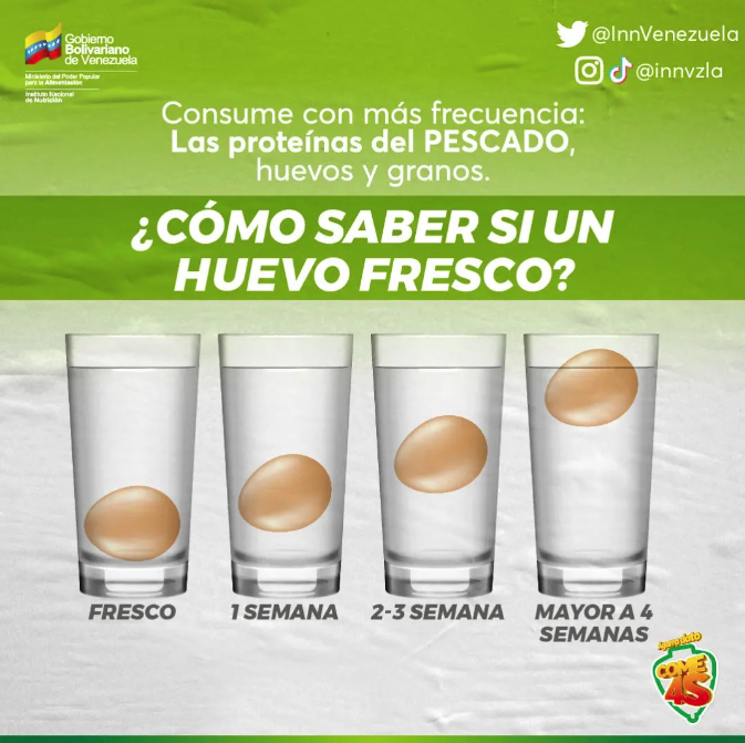 InnVenezuela's tweet photo. #AgarraDato | Aprovecha la versatilidad de los huevos 🥚para beneficiarte de todas sus propiedades.

#VidaYPazSonLaPremisa https://t.co/biThpAikos