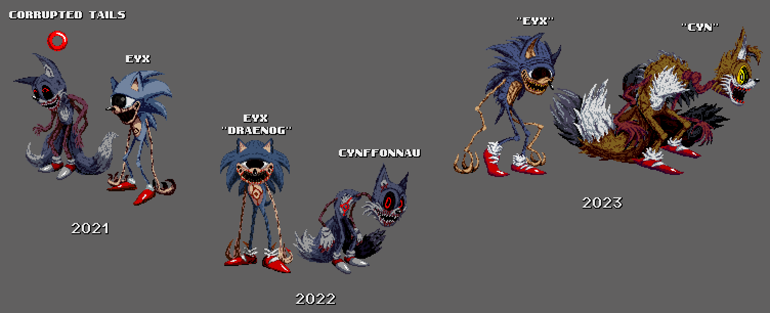 Kaua16 on X: EYX + CYN are here what do you think? #sonic #tails