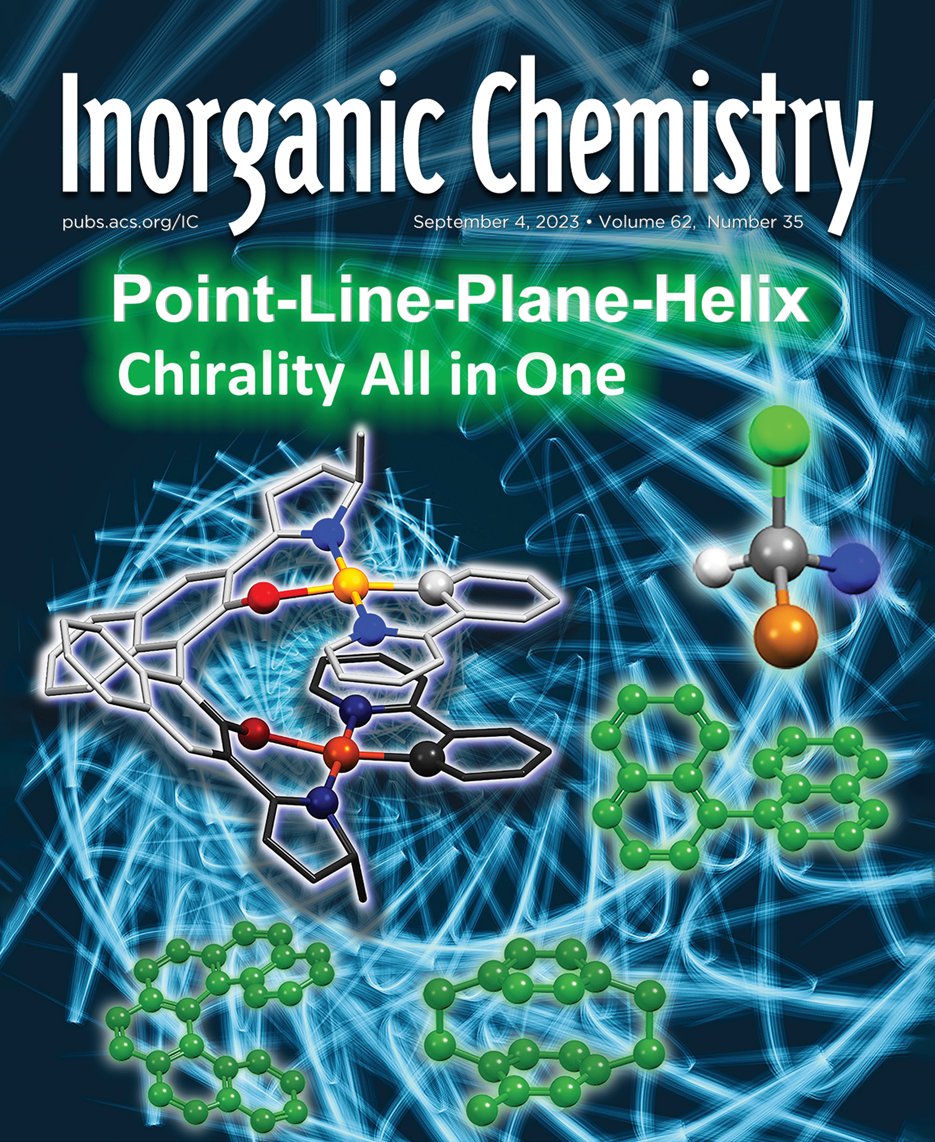 Another new issue of <a href="/InorgChem/">Inorganic Chemistry</a> and another tiptoe across the Periodic Table with a load of great articles. This week our delightful front cover presents a platinum complex chirality variety show. pubs.acs.org/toc/inocaj/62/…
