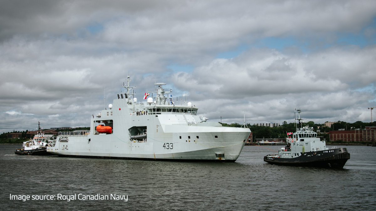 Congrats to the <a href="/RoyalCanNavy/">Royal Canadian Navy</a> on their acceptance of the HMCS William Hall, which marks the beginning of post-acceptance trials for the ship. As the In-Service Support provider for all of the Navy’s AOPS under #AJISS, we’re proud of the role we play in ensuring mission readiness.