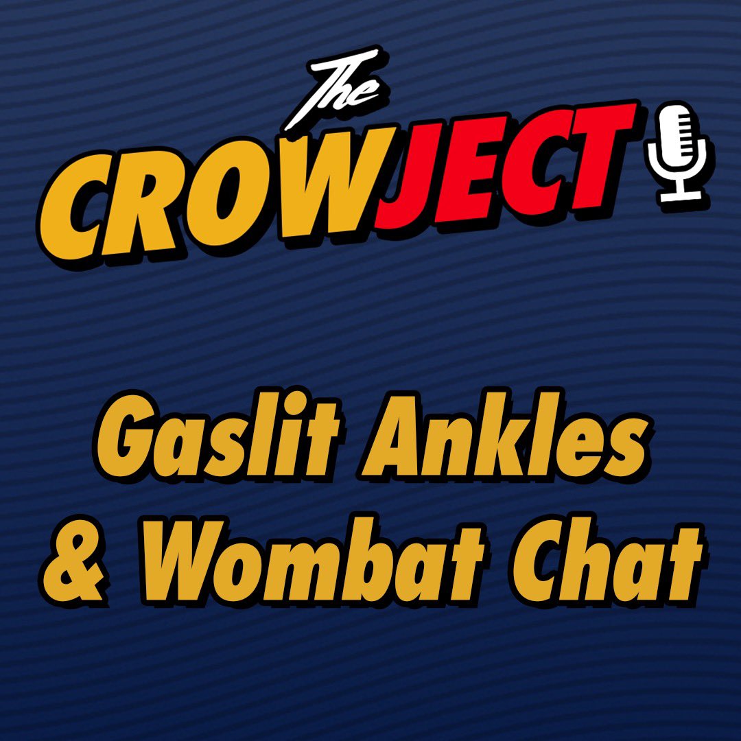 Crowject's tweet photo. 🚨 NEW POD! 🚨 

On a YUGE episode, Sophie, Lleyton & Peter go through it all:

🎙️ our R1 AFLW DUB against Poort 🎙️ All of your feedback including your phonecalls! 🎙️ Our SANFL QF win! 🎙️ All the latest news!

More segments and the rest of our pod on our Patreon!

#weflyasone #afl #aflw #crowject #adelaidecrows #crowsaflw #podcast #gocrom