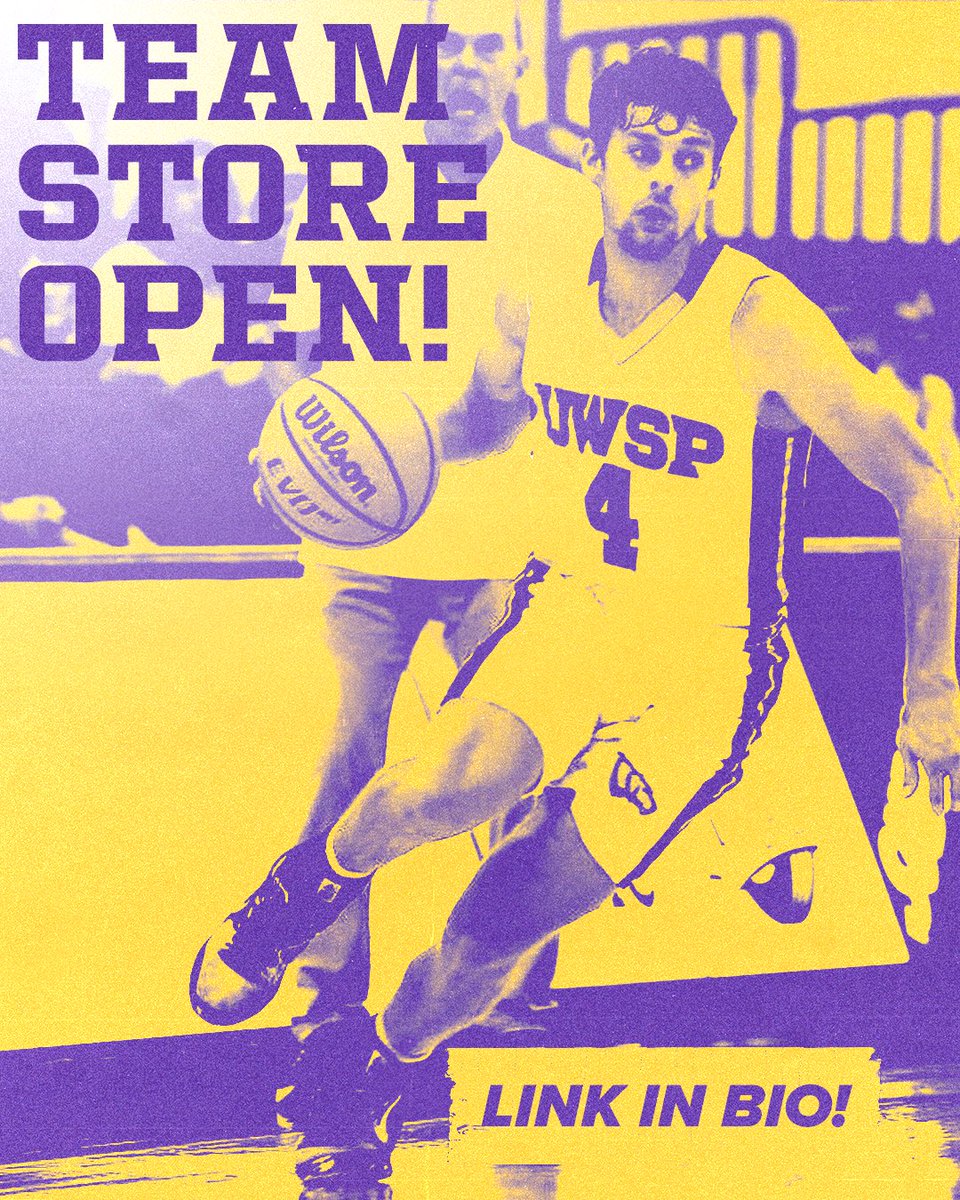 The UWSP Men’s Basketball apparel store is open! Please use the link below or in our bio to access the online store. 

Store Link: bsnteamsports.com/shop/e61AyMTDvH
