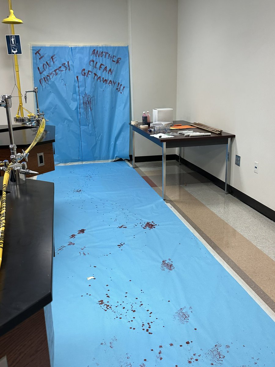 jfernan20's tweet photo. Mr. Edwards incorporating forensics in to Physics!!  Starting the activity doing a silent discussion to get students engaged and thinking!!  @HumbleISD_SCHS https://t.co/FDShCX6G3U