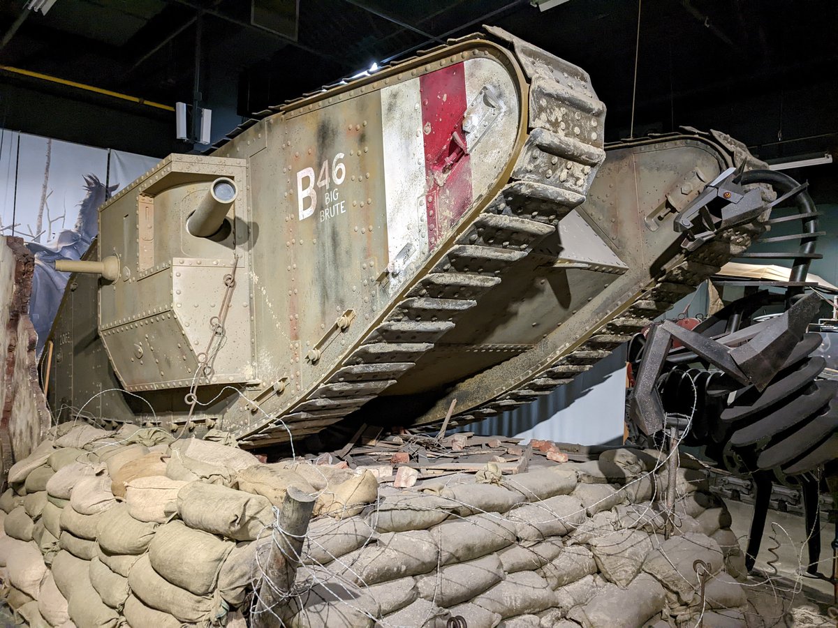 MartinKoenigsb2's tweet photo. #BackToBovington May '23 UK @tankmuseum I finished my Museum tour with some WWI tanks and guns... #MarTMar2Euro23 #TankMuseum #Tanks #Guns #Bovington #BritishImperialHistory #WWIHistory #FWWHistory #FWW #WWI #WargameResearch #TankHistory #WorldWarIWargaming @USAS_WW1 @Gamer_1745 https://t.co/DqDOGINsEs