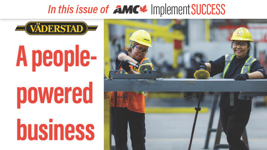 AMCshortlinecda's tweet photo. The next feature in the latest #ImplementSuccess edition focuses on @vaderstad's efforts to attract a diverse talent base as well as to build and maintain high employee satisfaction. Learn more about their approach in the full article: https://t.co/IZ73S6aZf2 #CdnAg #AMCMember https://t.co/VrCojqYLpR