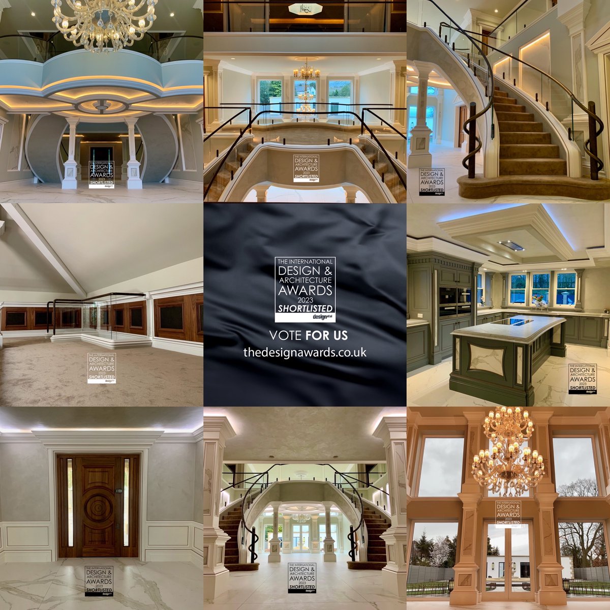 Last Chance to Vote! Voting Closes Wednesday 6th September 12:00pm BST. Please Vote For Us thedesignawards.co.uk/voting/
Our MV Residence Project shortlisted in 3 categories for the <a href="/designetal/">design et al</a> 2023.
Section 1 Categories: 13. 20. 
Section 2 Categories: 7.