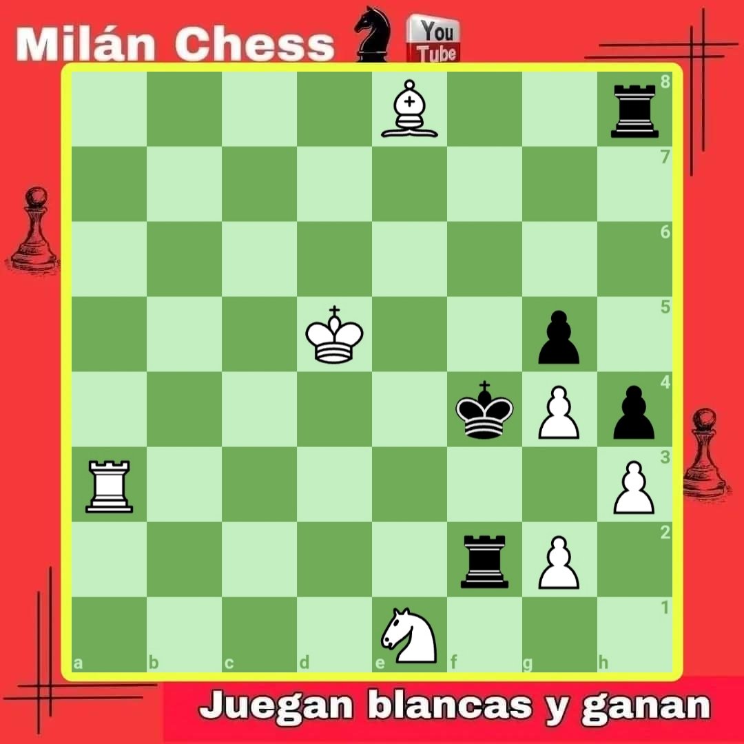 ChessMilan's tweet photo. Problema del día 🤔♟️. 
Juegan blancas y ganan... 
Encuentra la mejor jugada para forzar mate en 3 o hacer que el rival abandone ⚔️♟️.

#ProblemaDiario
#AjedrezUnaPasion
#AprendeAjedrezDesdeCero
#AjedrezParaTodos
#MilanChess
#SuscribeteANuestroCanal https://t.co/nz8GBwXPfn