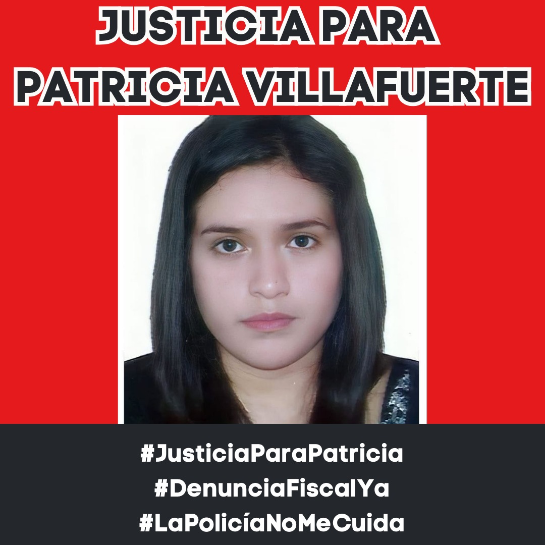 #JusticiaParaPatricia #DenunciaFiscalYa #LaPoliciaNoMeCuida