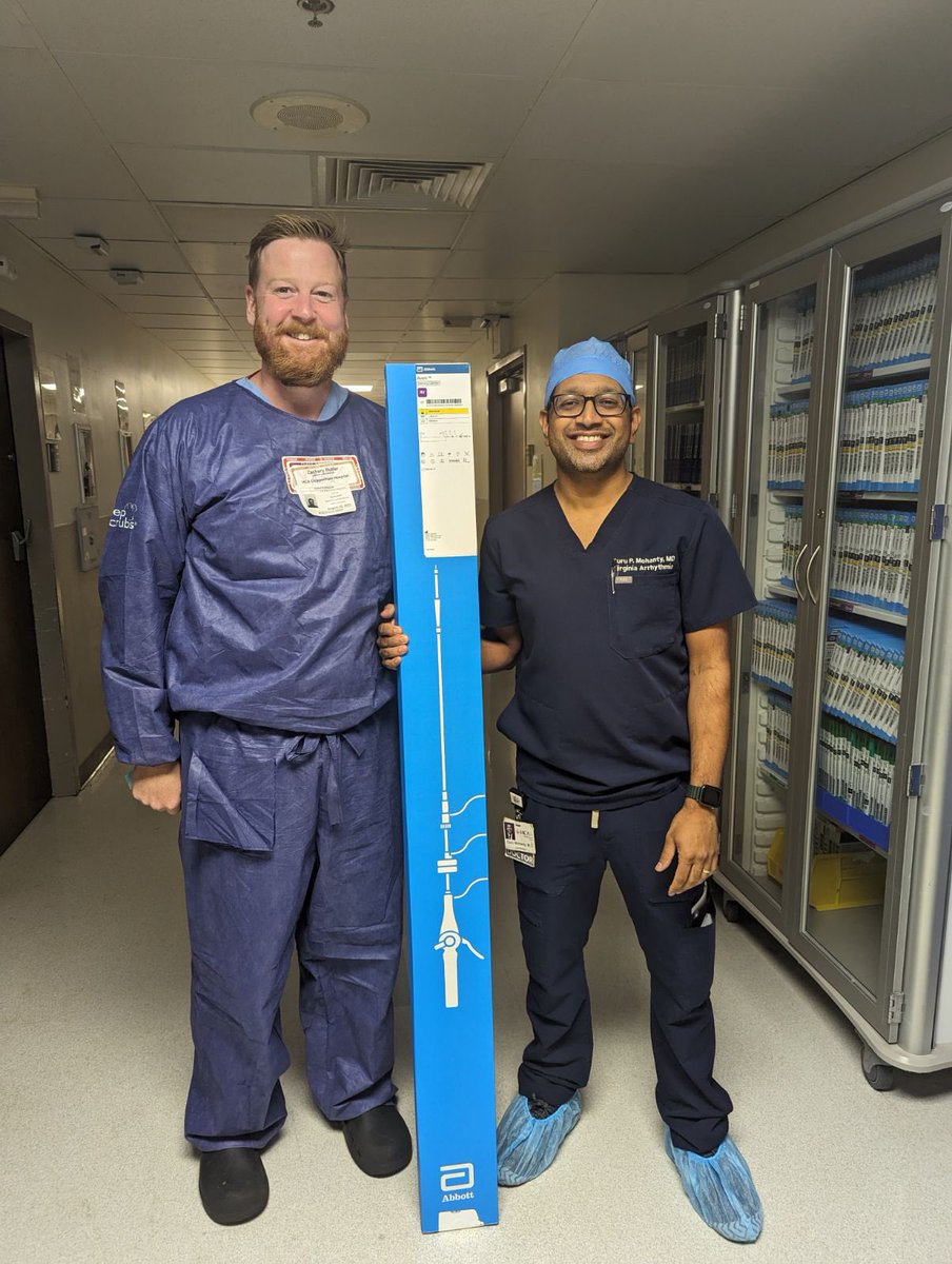 Thank you, Dr. Guru Mohanty, for bringing <a href="/AbbottCardio/">Abbott Cardiovascular</a>’s #Aveir VR Leadless Pacemaker to patients at Chippenham Medical Center in Richmond, Virginia <a href="/VA_Arrhythmia/">Virginia Arrhythmia Consultants</a> <a href="/gurupmohantymd/">Guru P. Mohanty</a>