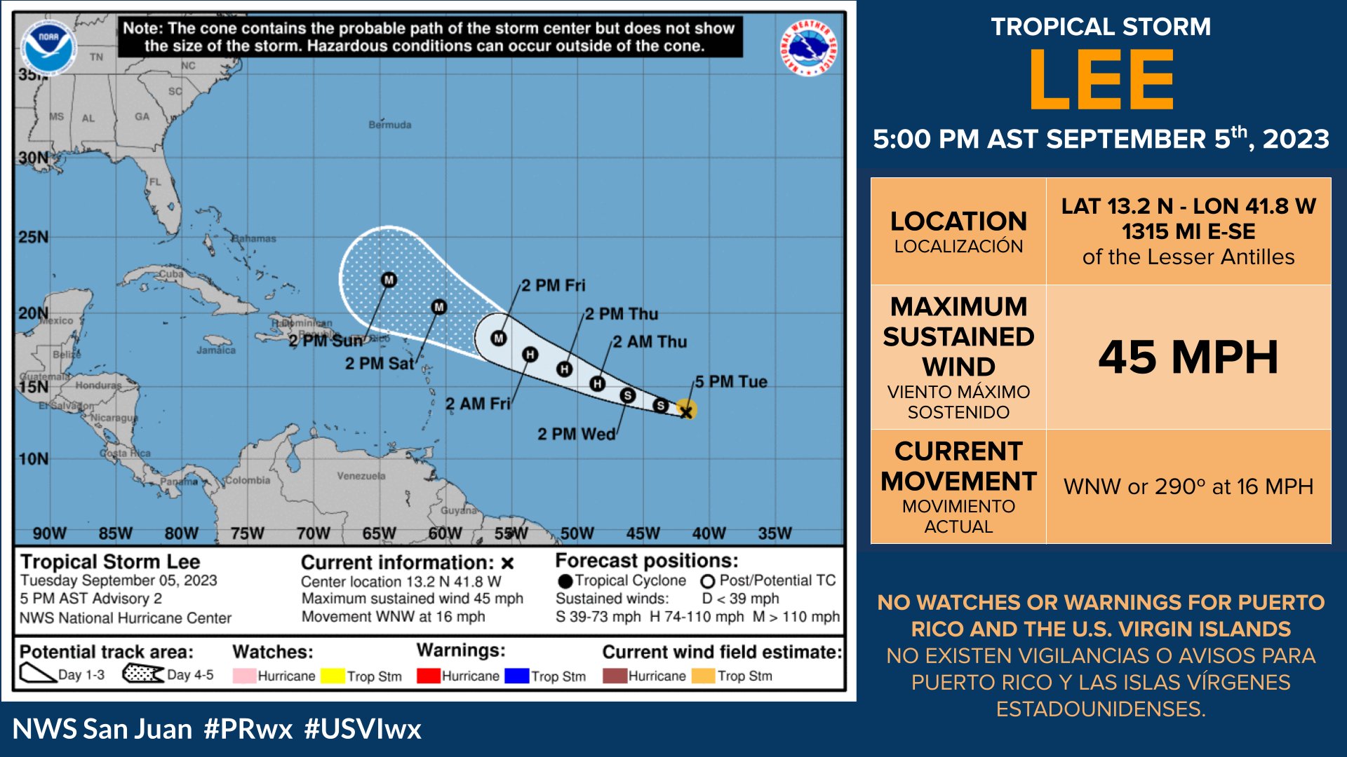 Tropical Storm Lee expected to rapidly intensify to 'extremely dangerous'  hurricane