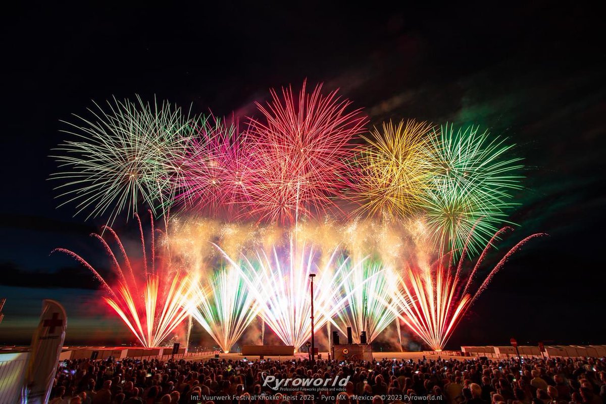 Pyro MX segundo lugar en el festival internacional de @GemKnokkeHeist en Bélgica el 20 de agosto 2023