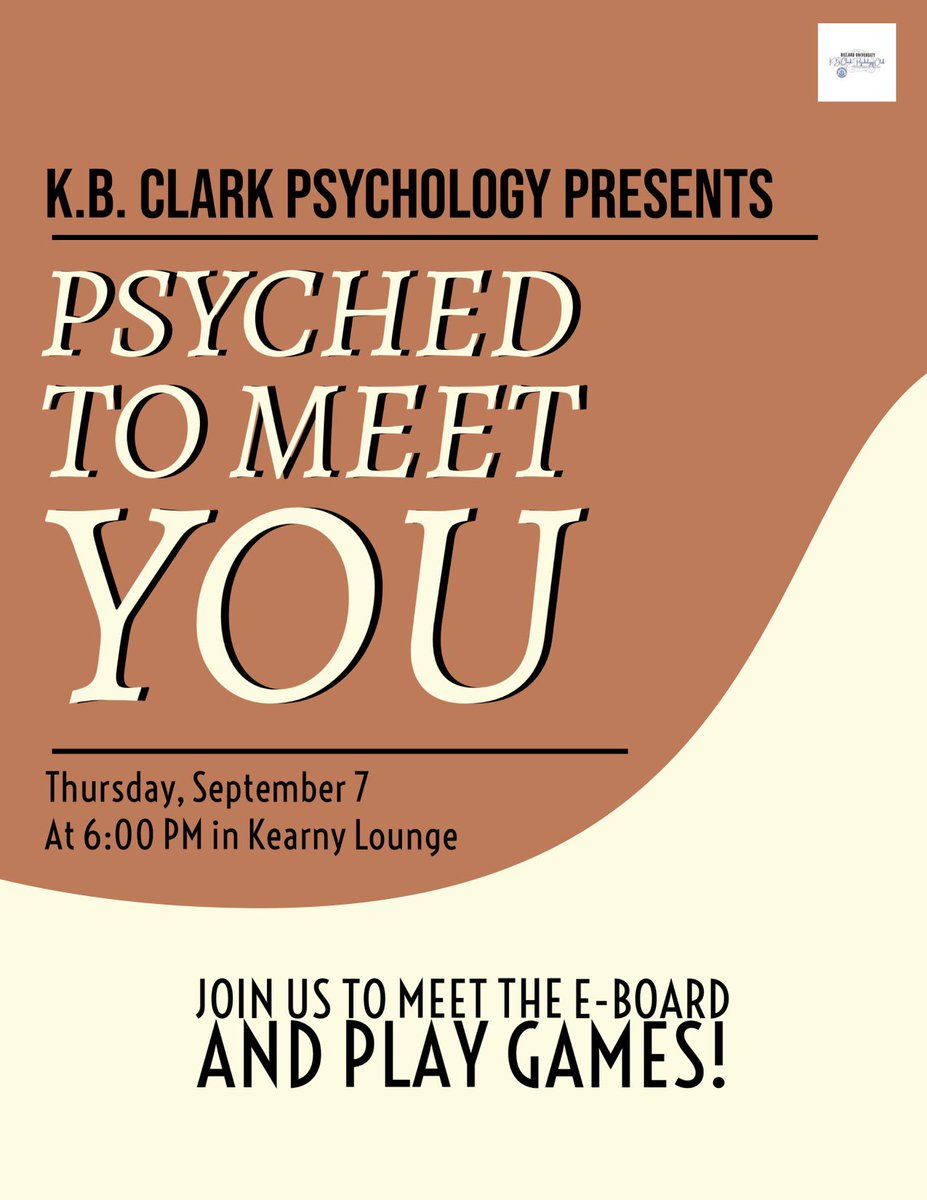 K.B. Clark Psychology Club tweet media