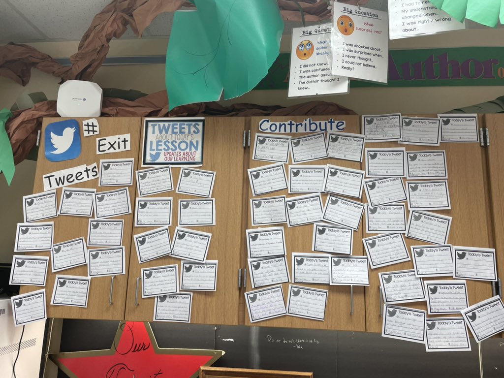 MsLoriOtt's tweet photo. Day 1 = Sharing our goals &amp; thoughts 💭 so far about 6th grade! #ec_hartman #ec_proud #HappyJoy #6thGrade https://t.co/GVLog2XFrI