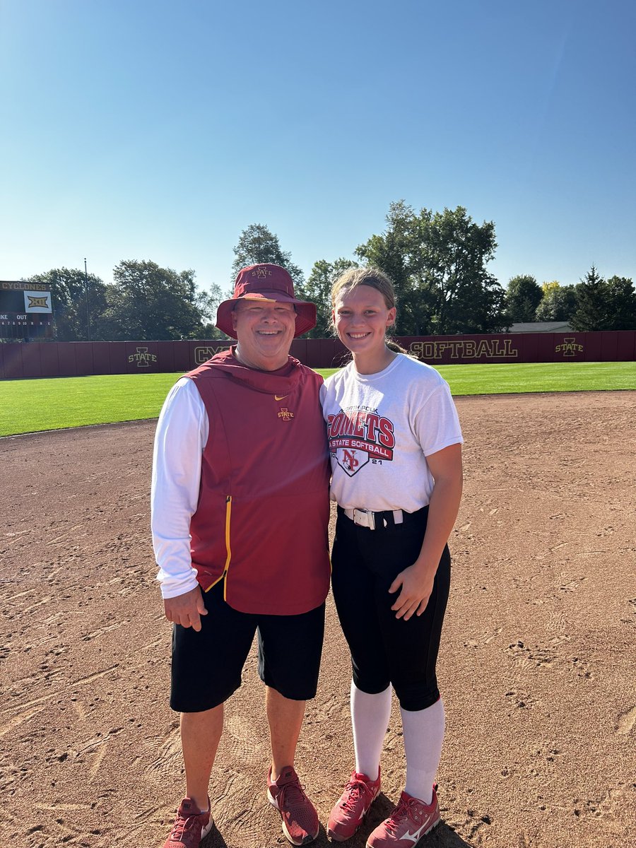 Madelyn Klever (@klevermadelyn) on Twitter photo Great camp <a href="/CycloneSB/">Iowa State Softball</a> last weekend! Thank you <a href="/CoachPinkerton/">Jamie Pinkerton</a> for hosting a great camp. Excited to take what I learned at camp to my tournament this coming weekend! Great camp <a href="/CycloneSB/">Iowa State Softball</a> last weekend! Thank you <a href="/CoachPinkerton/">Jamie Pinkerton</a> for hosting a great camp. Excited to take what I learned at camp to my tournament this coming weekend!