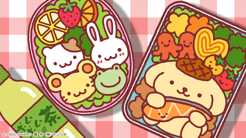 愛情たっぷりのポム弁当だよ♡