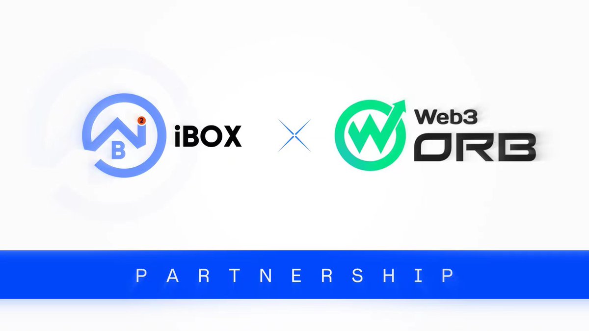 😍We're thrilled to announce a strategic partnership with  @Web3ORB 🤝.

Secure, efficient, transparent: #IBOX, your blockchain financial services and gaming entertainment experience.

🔥 Stay tuned for our upcoming events!