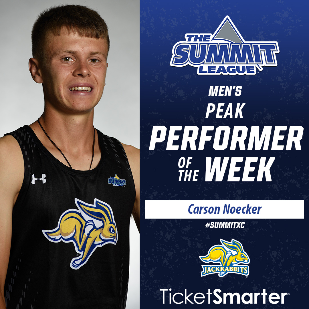 𝘍𝘙𝘌𝘚𝘏𝘔𝘈𝘕 𝘍𝘙𝘌𝘚𝘏𝘔𝘈𝘕 𝘍𝘙𝘌𝘚𝘏𝘔𝘈𝘕

In his debut as a Jackrabbit, he takes home an individual title &amp; is named this week's men's <a href="/TicketSmarter/">TicketSmarter</a> #SummitXC Peak Performer of the Week 😎

Congrats, Carson Noecker 👏

📰: bit.ly/3EobO90

#ReachTheSummit