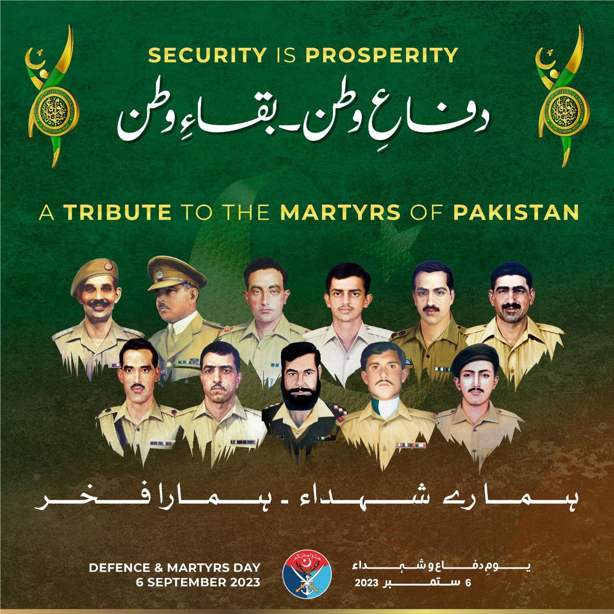 war_shah27's tweet photo. The prophet and the martyr do not see the hooting throng. Their eyes are fixed on the eternities.
#6ThSept https://t.co/GXqmc0QuOl