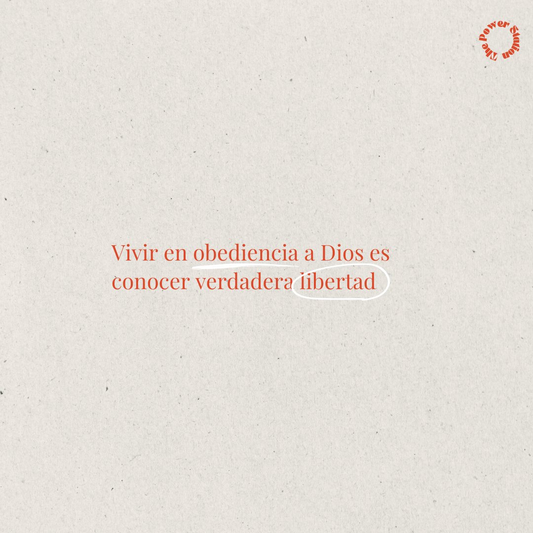 Vivir en obediencia.
#ThePowerStation #ComunidadCristiana #HagamosViralAJesús