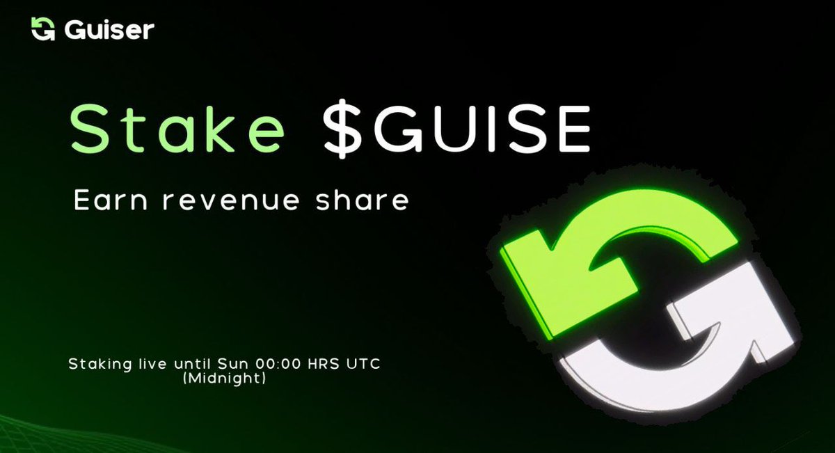 Jameshslt's tweet photo. @yourcryptodj I Will buy $GUISE
@guiserapp a non KYC Exchange with a unique revenue share opportunity
GUIDEX Coming with :
Multi blockchain support 
Security beyond compromise
Fiat on ramp services 
User centric design 
Universal seeding options 
Transaction control
Real time insights / data https://t.co/Do16oGUMWj
