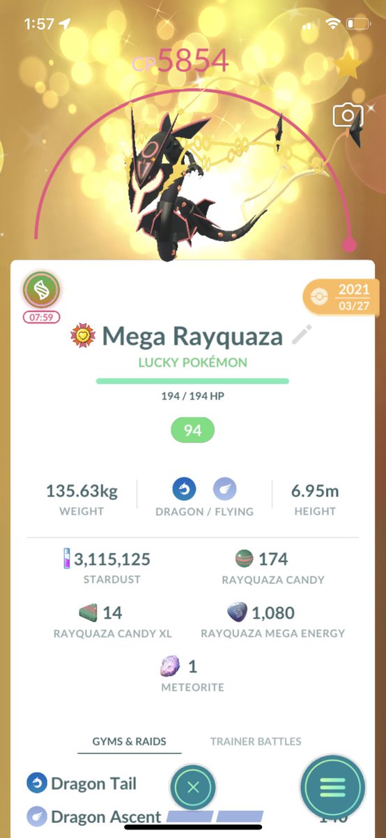 DuhBearded's tweet photo. Mega Rayquaza is a little late to the show but he looks so dope! https://t.co/4QLX2YFjPD