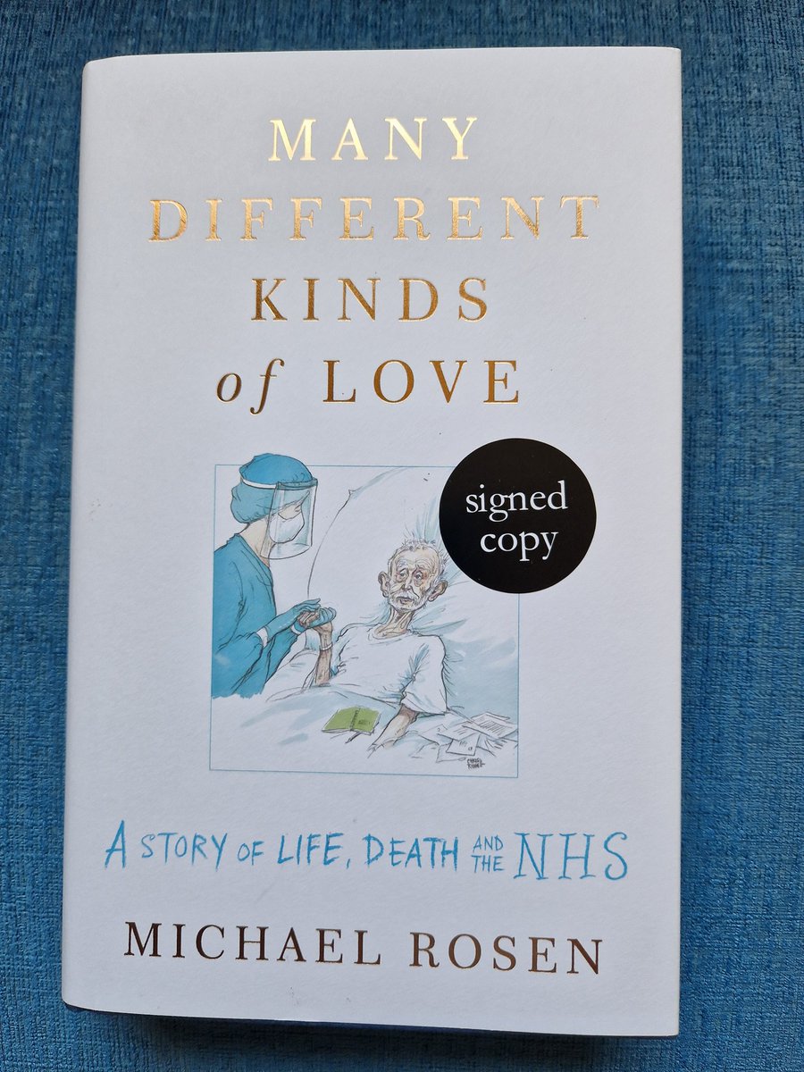 Looking forward to reading this book by #MichaelRosen @MichaelRosenYes bought for my birthday by my lovely son.
#ManyDifferentKindsOfLove
