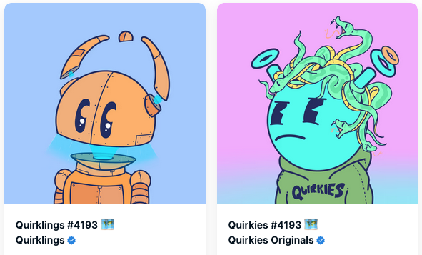 rewsterJuice's tweet photo. @quirkiesnft Alpha set with 1:1 for trade / sale. DM me https://t.co/H6WDPjigTe