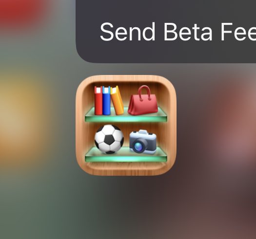 Although it doesn’t have gradient, I do love old school type of icon from <a href="/ItemlistApp/">Itemlist - Home Inventory App 🏡</a>. Reminds me of the old Newsstand icon from iOS 5/6. Kudos for breaking up the pattern <a href="/DamjanDabo/">Damjan Dabo</a> 👌