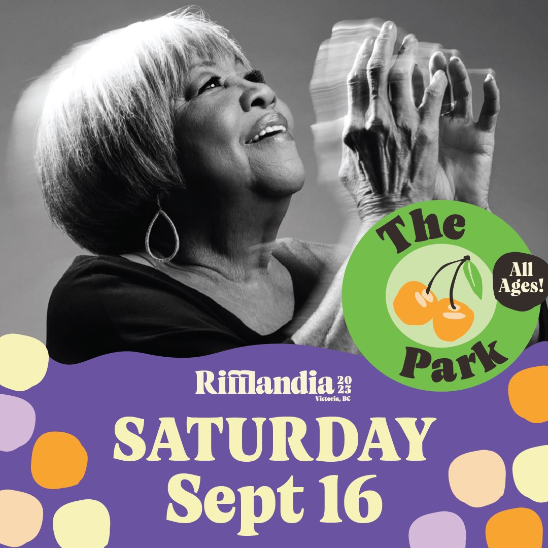 Mavis Staples (@mavisstaples) on Twitter photo Catch me playing at <a href="/Rifflandia/">Rifflandia Festival</a> on Sat. Sept 16th at 5:00p! Grab tickets rifflandia.com
#SeptemberForever #Riff2023 #RifflandiaFestival Catch me playing at <a href="/Rifflandia/">Rifflandia Festival</a> on Sat. Sept 16th at 5:00p! Grab tickets rifflandia.com
#SeptemberForever #Riff2023 #RifflandiaFestival