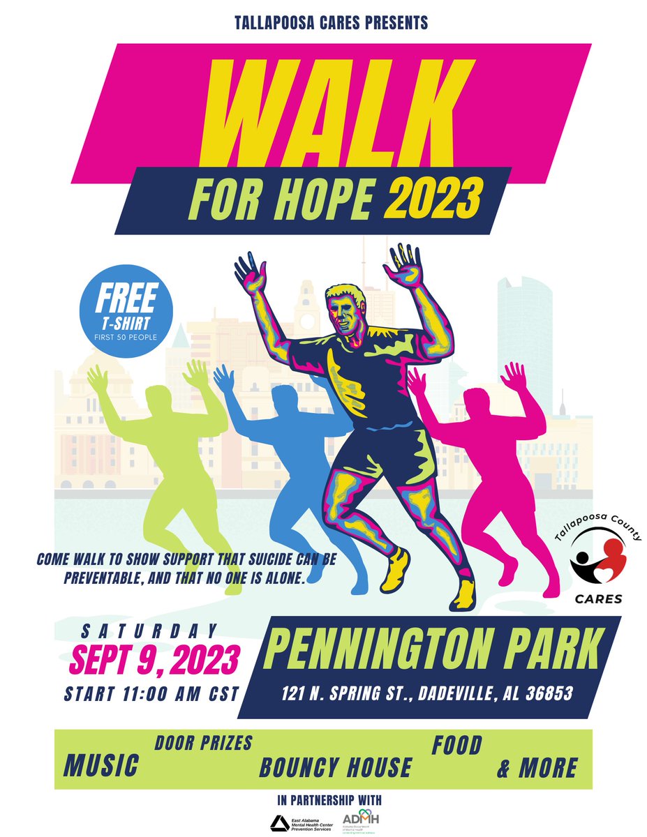 IntegreaPS's tweet photo. EAMHC Prevention sat down with Sally Pitts at WSFA to invite people to come walk in observance at the Annual Suicide Awareness Walk at Pennington Park in Dadeville, AL. Come out this Saturday, September 9, 2023 at 11AM CST to spread awareness that suicide is preventable. https://t.co/FHu6dv7Jjg