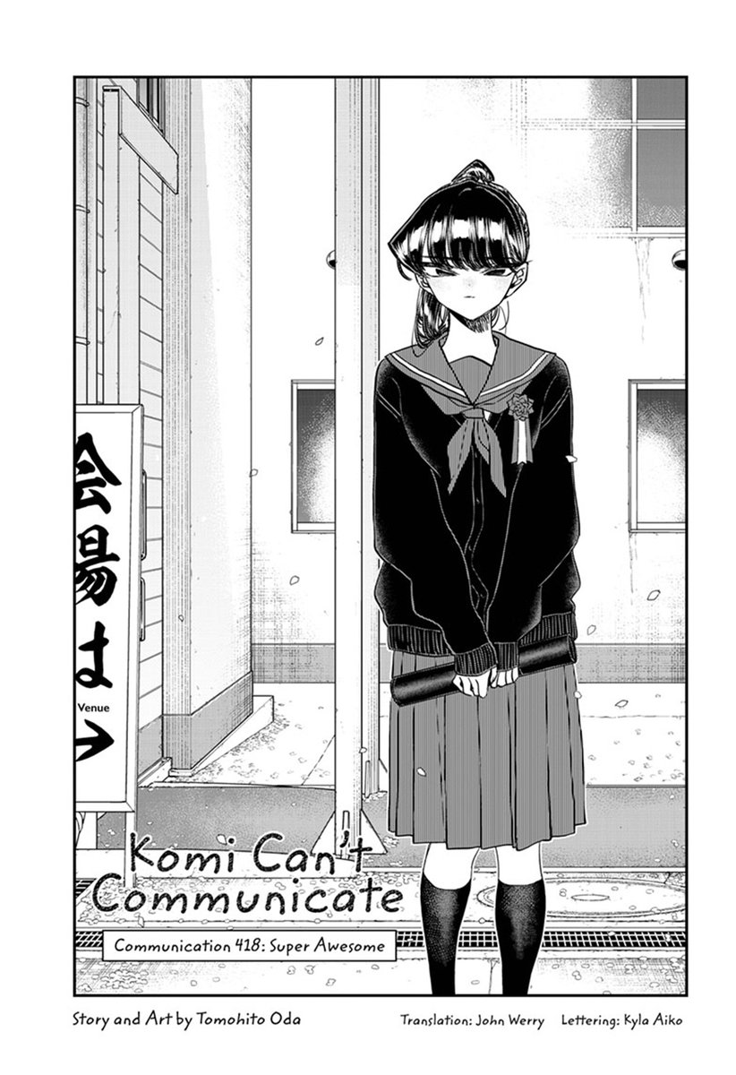 Komi didn't even get a “H.A.G.S” back in the day 😭 Read Komi Can