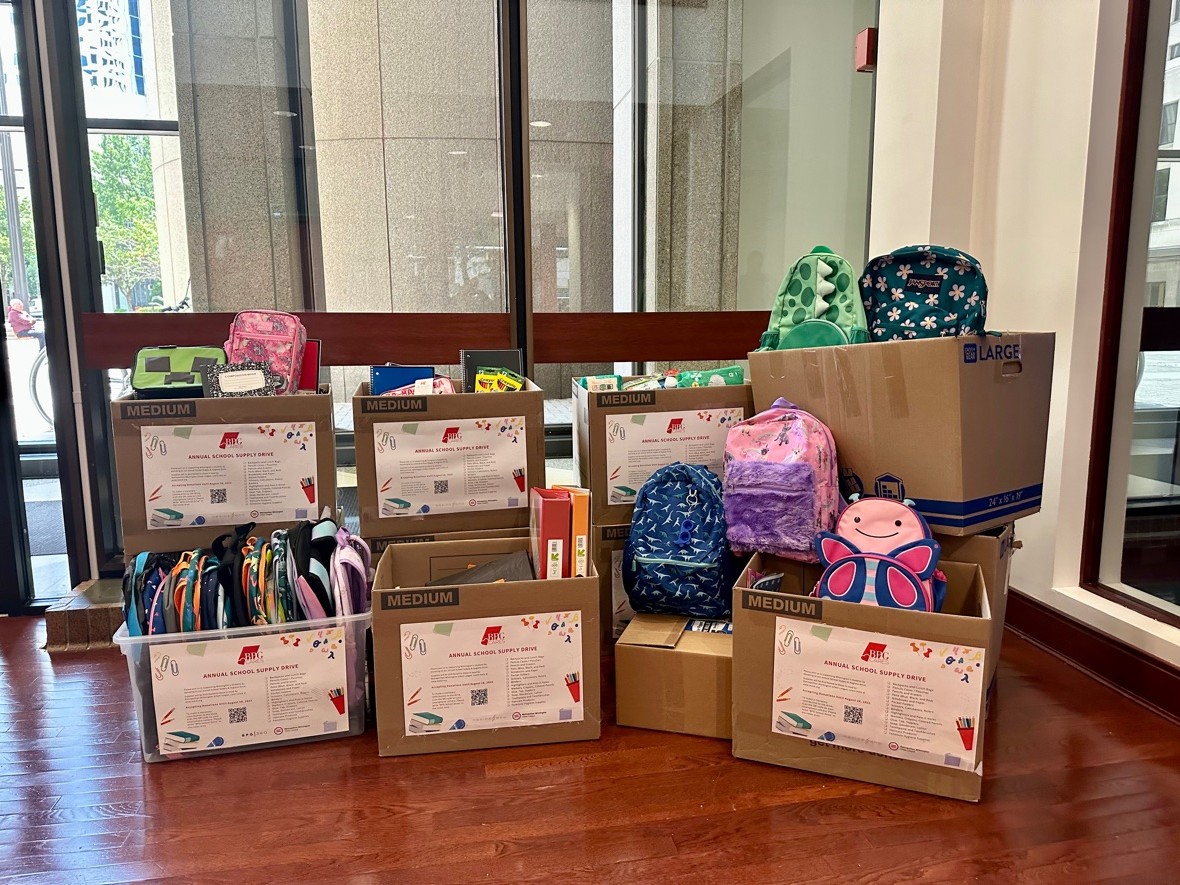 BPG held our annual BPG Cares School Supply Drive to collect much-needed items for local students in need.

Thanks to the kindness of our associates, residents, &amp; office tenants, we donated over 1000 school supplies directly to the Metropolitan Wilmington Urban League.