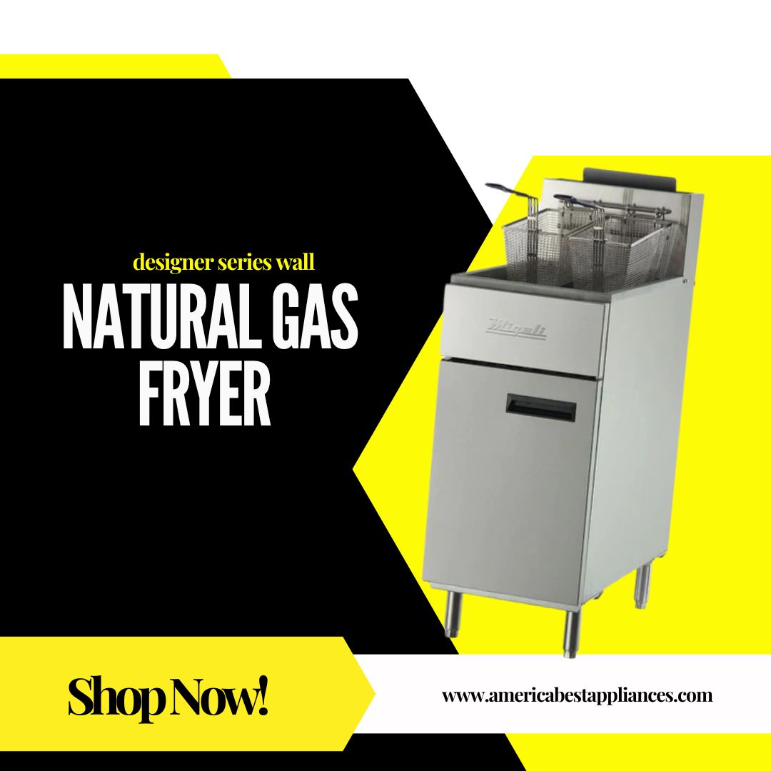 Upgrade your kitchen today and experience the difference with the Migali 16' Commercial Natural Gas Fryer. 🌭🍤
.
𝐒𝐡𝐨𝐩 𝐍𝐨𝐰 👉🏻 americabestappliances.com/collections/co…
.
.
#americabestappliances #MigaliFryer #CommercialFryer #ProfessionalKitchen #EfficientCooking #GoldenFried