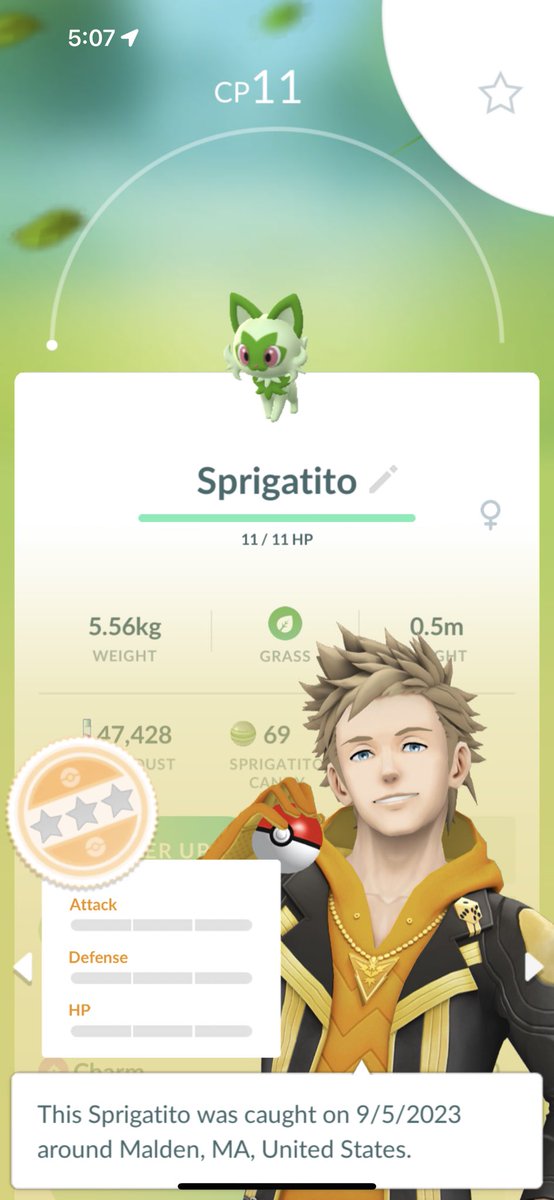 Vergil_Armbrust's tweet image. Me. Ow. 

No like literally I’m screaming. Both because of this catch and because of my life.

Lvl 1 Nundo. Pretty wild. Do I evolve it when it’s com day comes around or is leaf (get it) as is?

#Pokemon #PokemonGo #Nundo