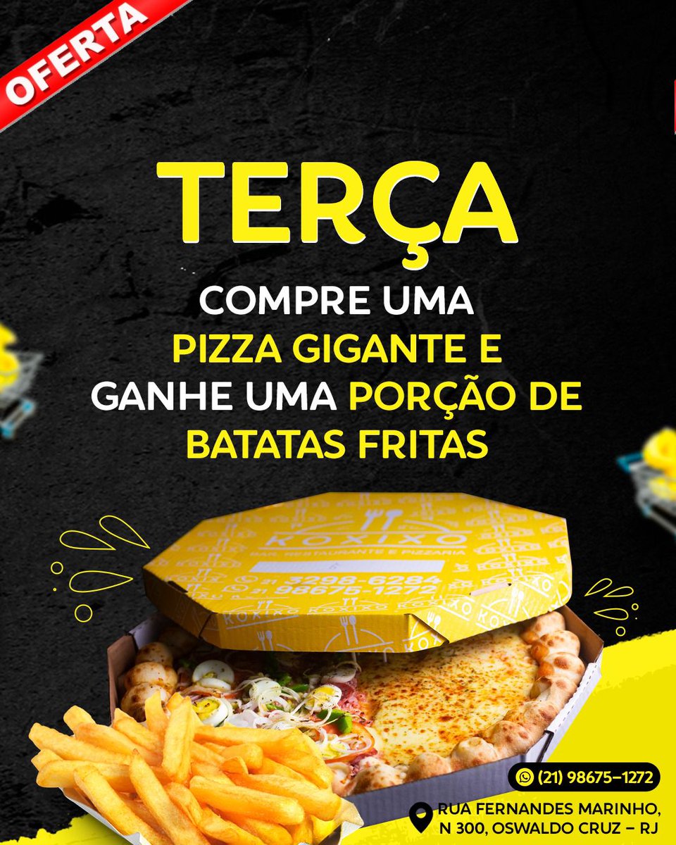 Restaurante e Pizzaria KOXIXO (@pizzariakoxixo) on Twitter photo 