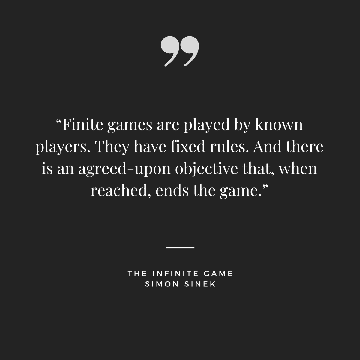 calebmkeller's tweet image. #theinfinitegame by Simon Sinek

#books #reading #understanding #recommended