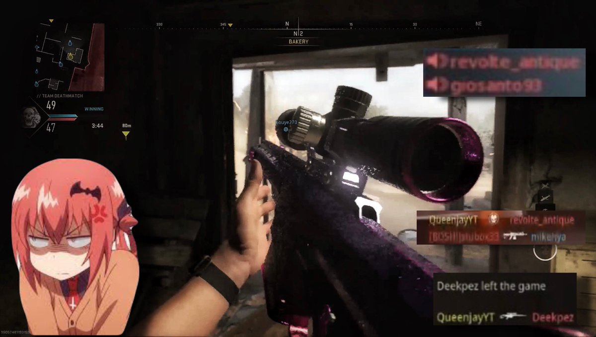 TheeQueenJay1's tweet photo. I made the enemies rage and quit because of my snipes.
https://t.co/wm1cuJsHVR
(I made the thumbnail)
#CallofDutyModernWarfare2 #CallofDutyModernWarfareII #Callofduty #youtubegaming #youtubechannel #gamergirl #trulegends #trulegendsneverdie https://t.co/RiF1kVJ4yI