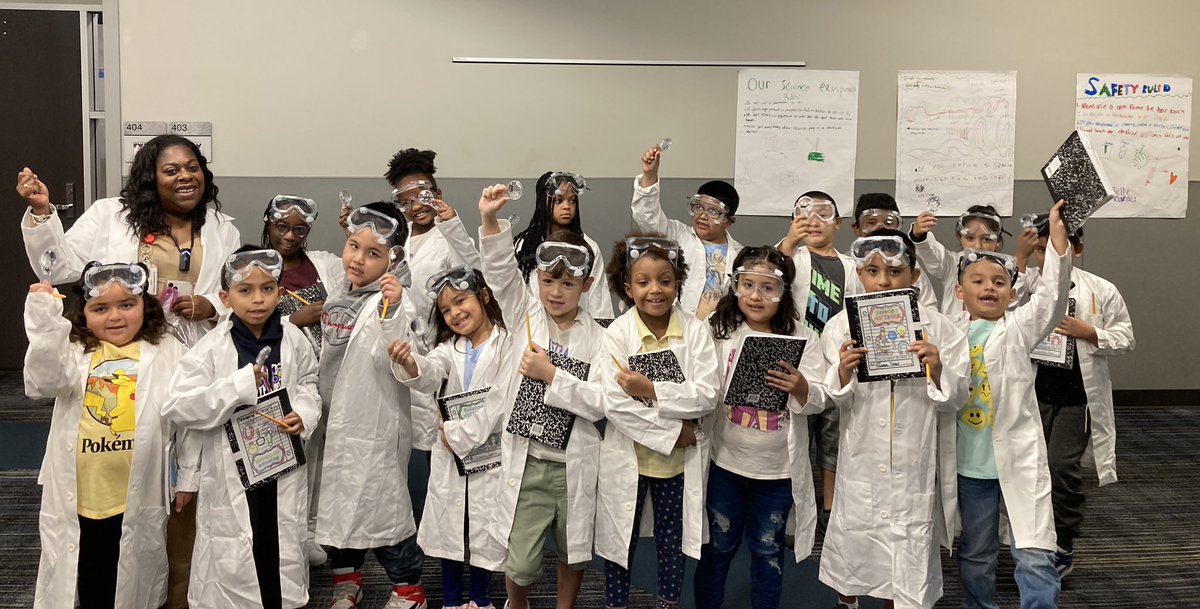 Our @BaneElementary 2nd grade scientists are ready to learn today! Thanks Ms. Moseley for engaging your students! #CFISDspirit #WeAreBane