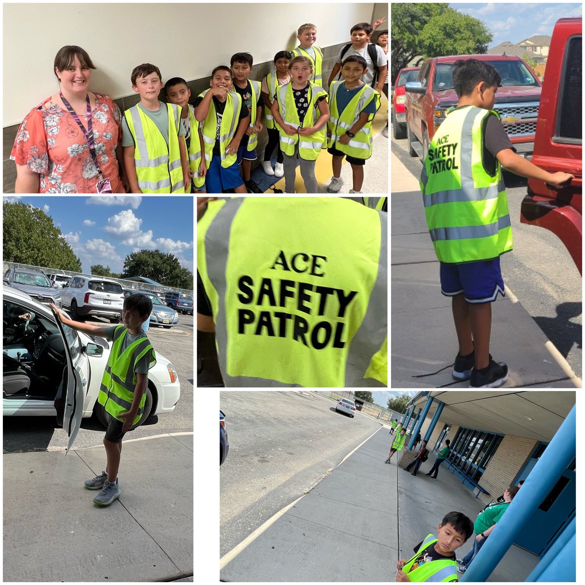 ACE Safety Patrol is always willing to help our students get home safely! The extra hands and eyes are much appreciated! Thanks to our wonderful ACE site coordinator Mrs. Herbold for helping to get our safety patrol students geared up and ready to help.