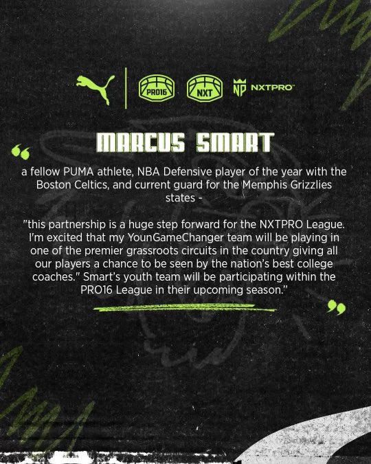 Big news out of @PUMAHoops and @PRO16League as @PUMA has jumped into the spring/summer hoops circuit starting 2024. I’m excited to announce I will be partnering with both NXT and Puma and be putting a 17s team (to start) in next summer’s league. Stay tuned 👀