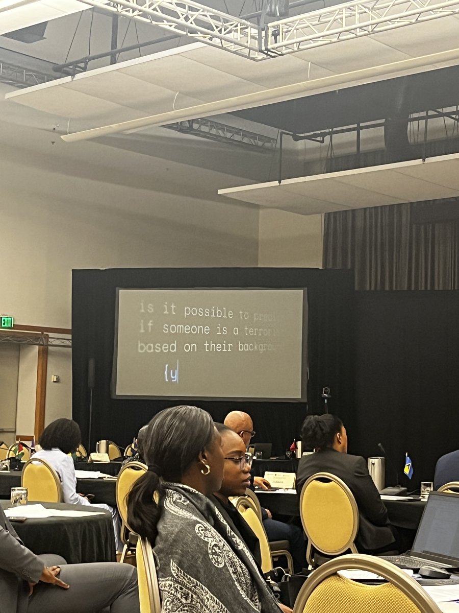 BanKillerRobots's tweet photo. Day one of the CARICOM Conference on the Human Impacts of Autonomous Weapons has just come to a close. #CARICOMAWS
We concluded the day of insightful discussions on #killerRobots with a screening of our film #ImmoralCode, which you can watch at https://t.co/Sx0G1P5BV3 https://t.co/GMwSd5gHPo