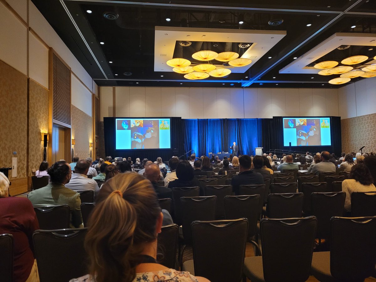 ShaneStoneMD's tweet photo. #ASCIP has peaked already. Dr Kirshblum just gave a 5 min summary of lion king to explain how we as SCI physicians must reflect on our past to prepare for the future #hakunamatata https://t.co/fOR2CSuGAj