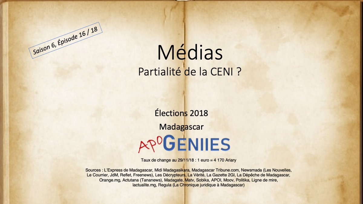 apogeniies's tweet photo. Autopsie d'une crise : Épisode 16 / 18
Élections de 2018
Revue de presse
« Toute ressemblance avec des faits et des personnages existants ou ayant existé serait purement fortuite... ».
Évitons une autre crise (GENIIES)
#ApoGENIIES
#GENIIES
#Elections2023
https://t.co/nkZ9B5E8mb https://t.co/Td8NWbatQK