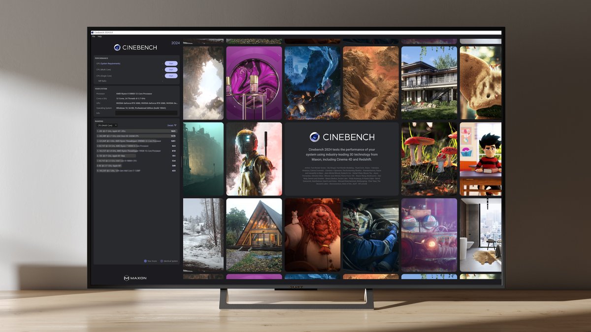 🎉 We are thrilled to announce the highly anticipated release of #Cinebench 2024! This latest iteration of the industry-standard benchmarking software sets a new standard for performance evaluation.
➡️ maxonvfx.com/45JJZE3
