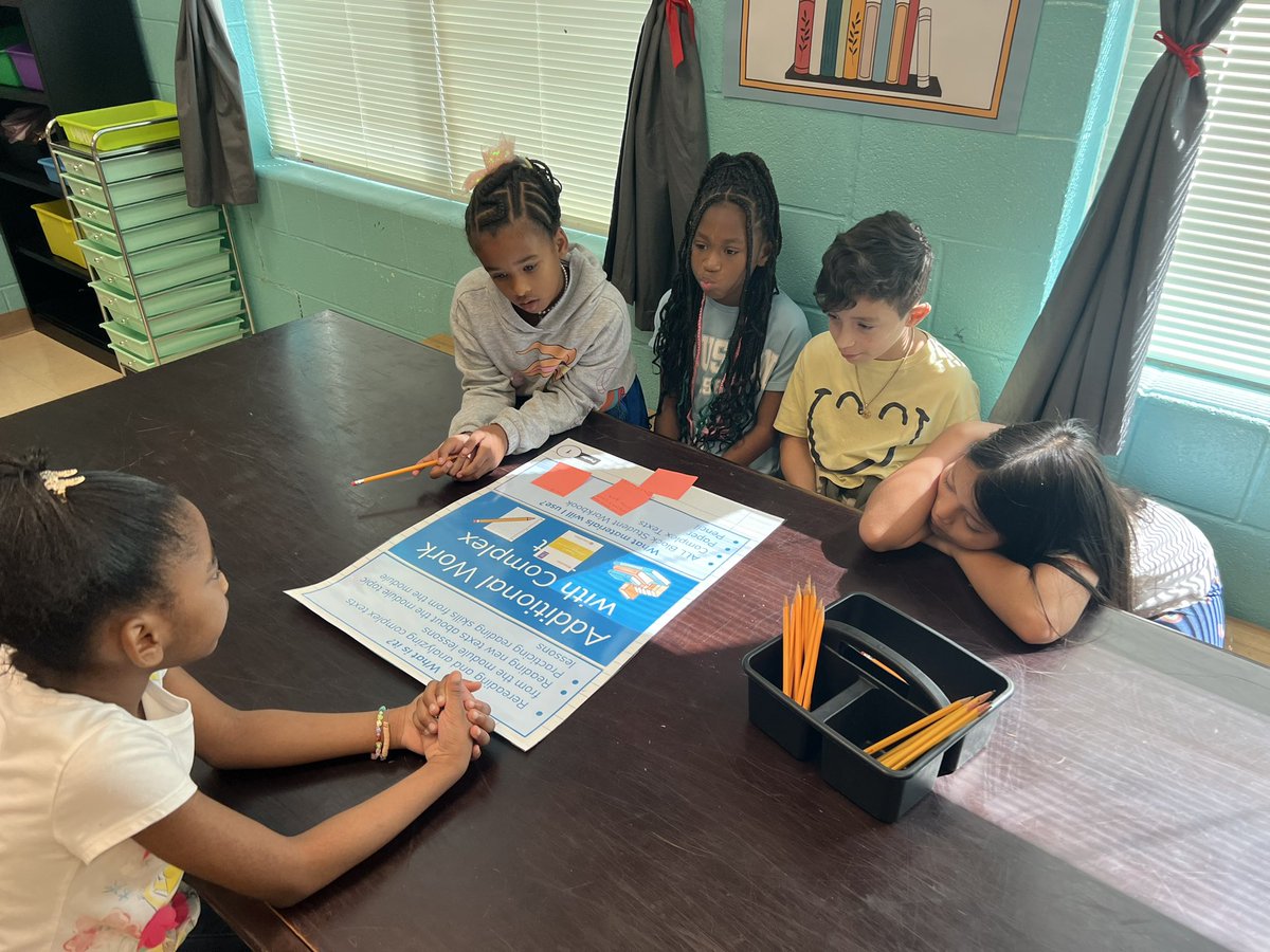 SterlingElemen1's tweet photo. ALL Block is up and running in our 3-5 classrooms! These Sterling 🐯 worked in groups during a #posterwalk to dive into what they would be doing during each component of #AllBlock! 📝 📖 🗣️ @ELeducation @CharMeckSchools #sterlingpride🐯 #chinupcrownon👑 https://t.co/7UTYfjd0rq
