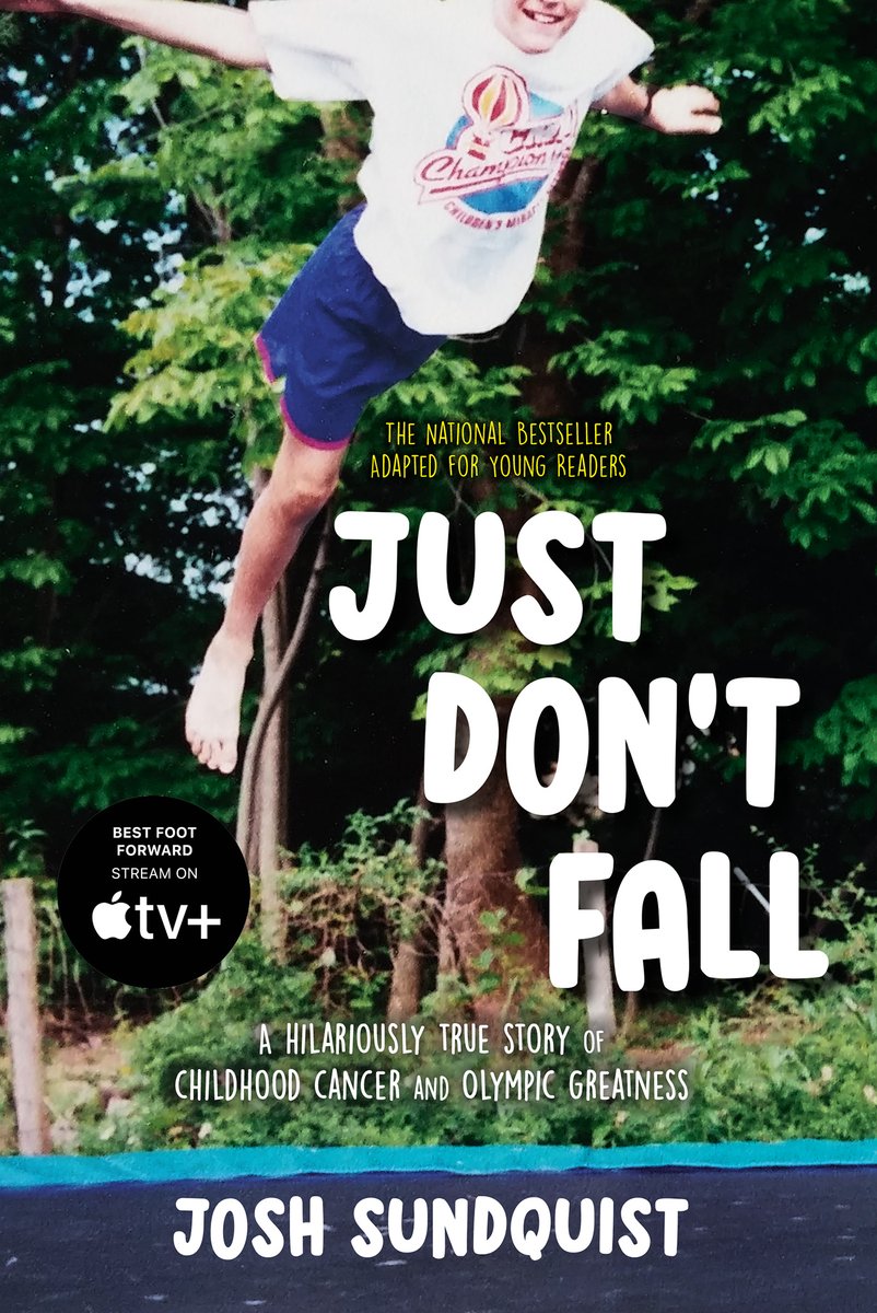 Happy #BookBirthday to JUST DON'T FALL by @JoshSundquist! Adapted for young readers from his adult memoir, this is the the hilarious true story about Josh Sundquist's battle with childhood cancer and how he worked his way to making the United States paralympic ski team.