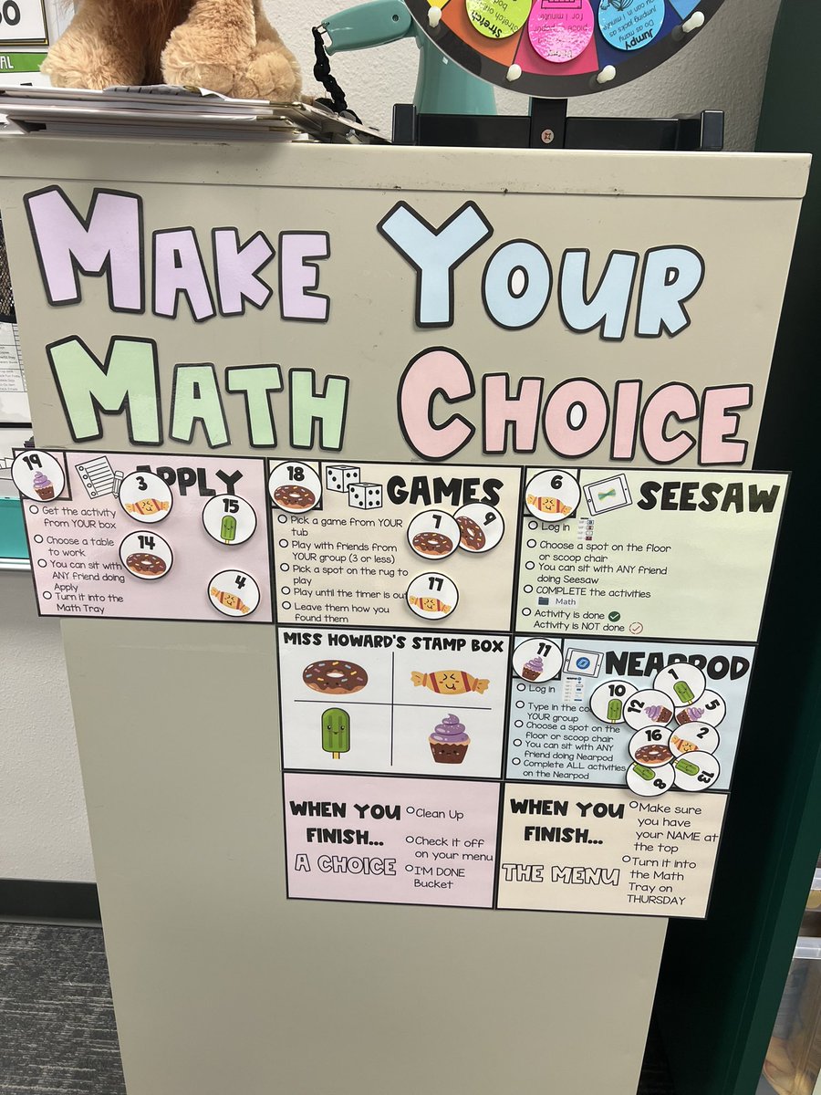 HowardsPreK's tweet photo. 1st graders were over the moon today because they were finally ready to make their math choice (they get to choose how they would like to learn math for the day!) They said, and I quote,  “this was the best day ever!” #RESUbuntu @Robertson_Elem https://t.co/PZ4nettiw5
