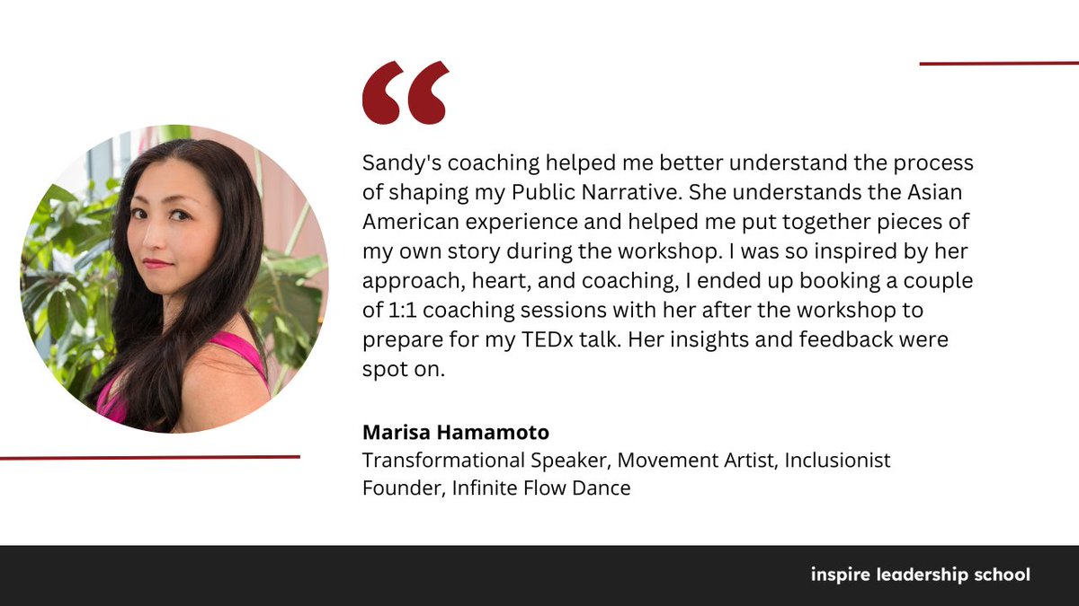 SandyHdang's tweet photo. I look forward to teaching Public Narrative to woman leaders in October. 

Public Narrative Descriptor: https://t.co/Q67cFrxprD
Register Here: https://t.co/lwdFhXZwyI https://t.co/LlyS7BUrx4