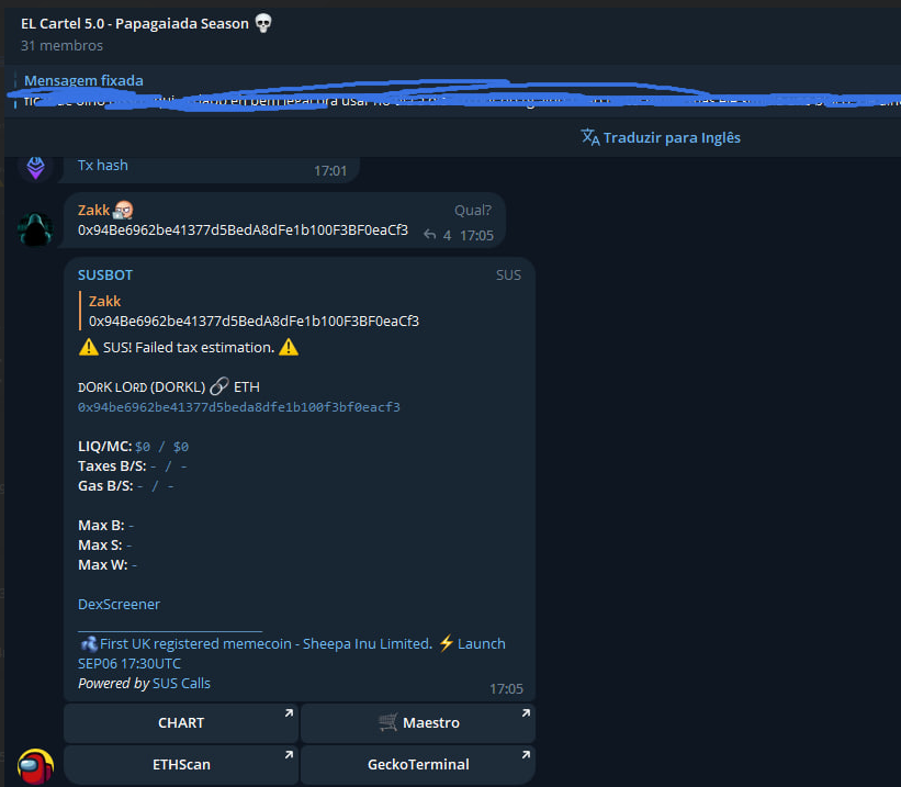 0xElCartel's tweet photo. Eca for $DORKL today we made a bank that will go down in history for El Cartel GANG ;)  

Like + Comment   + follow   

maybe I'll consider your entry https://t.co/TNrMk0SNwI