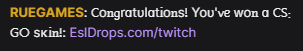 RUEGAMES's tweet photo. Pues hace un par de días me enteré que me habian baneado indefinidamente mi cuenta de twitch cuando llevo sin hacer un stream... entre una pechá y un huevo. Y hoy recién pude recuperarla. Algo es algo... aunque el que accedió a ella se haya dedicado a mandar mensajes spam 😅 https://t.co/pgUbMz7enY